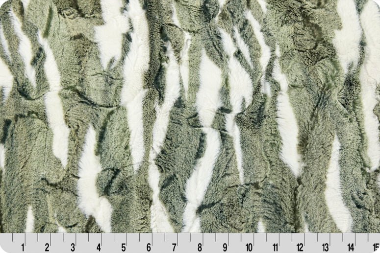 Shannon Fabrics Luxe Cuddle Frosted Himalayan Loden Minky Fabric - On Pins & Needles Quilting Co.