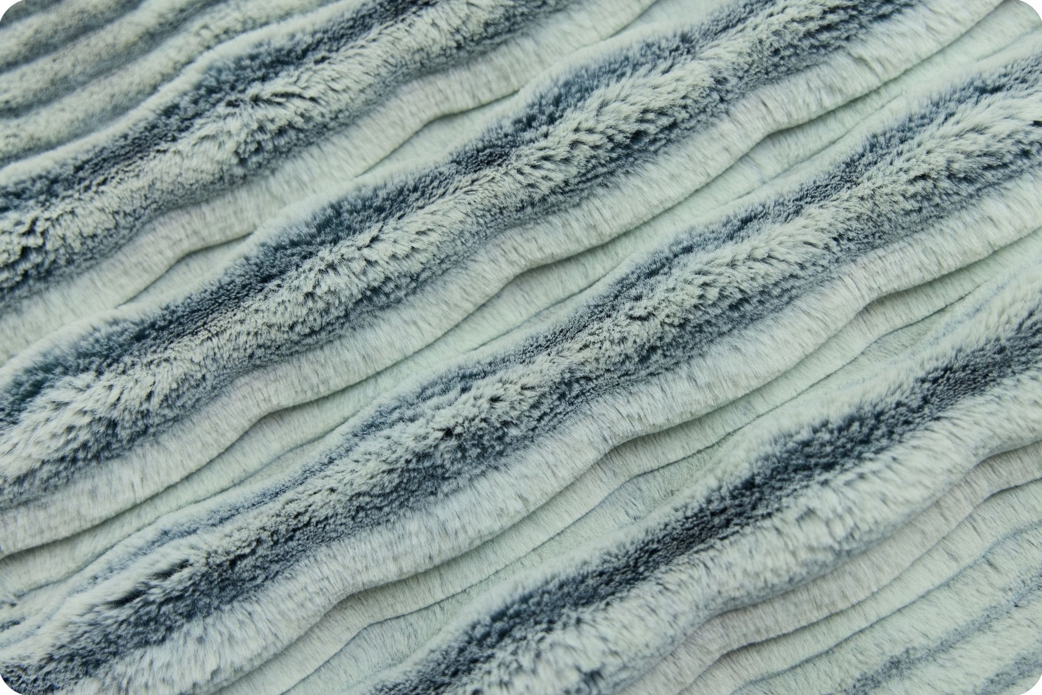 Shannon Fabrics Luxe Cuddle Frosted Oceana Spruce/Ice Minky Fabric - On Pins & Needles Quilting Co.