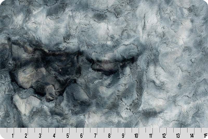 Shannon Fabrics Luxe Cuddle Galaxy Bering Sea Minky Fabric - On Pins & Needles Quilting Co.