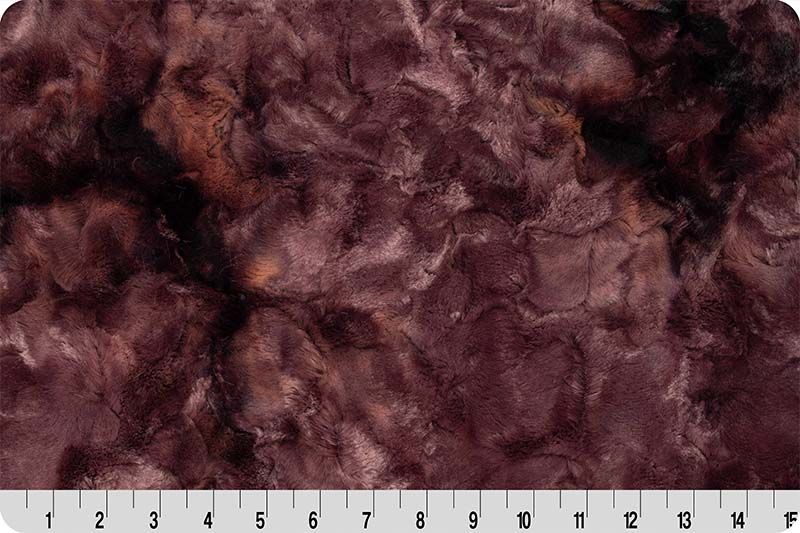 Shannon Fabrics Luxe Cuddle Galaxy Black Cherry Minky Fabric - On Pins & Needles Quilting Co.