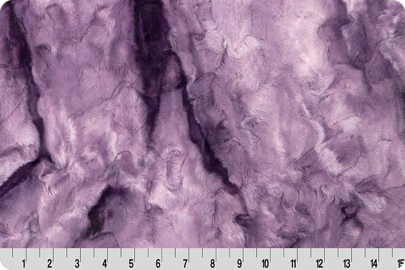 Shannon Fabrics Luxe Cuddle Galaxy Elderberry Minky Fabric - On Pins & Needles Quilting Co.