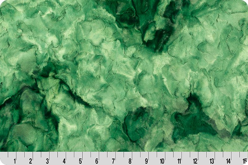 Shannon Fabrics Luxe Cuddle Galaxy Evergreen Minky Fabric - On Pins & Needles Quilting Co.