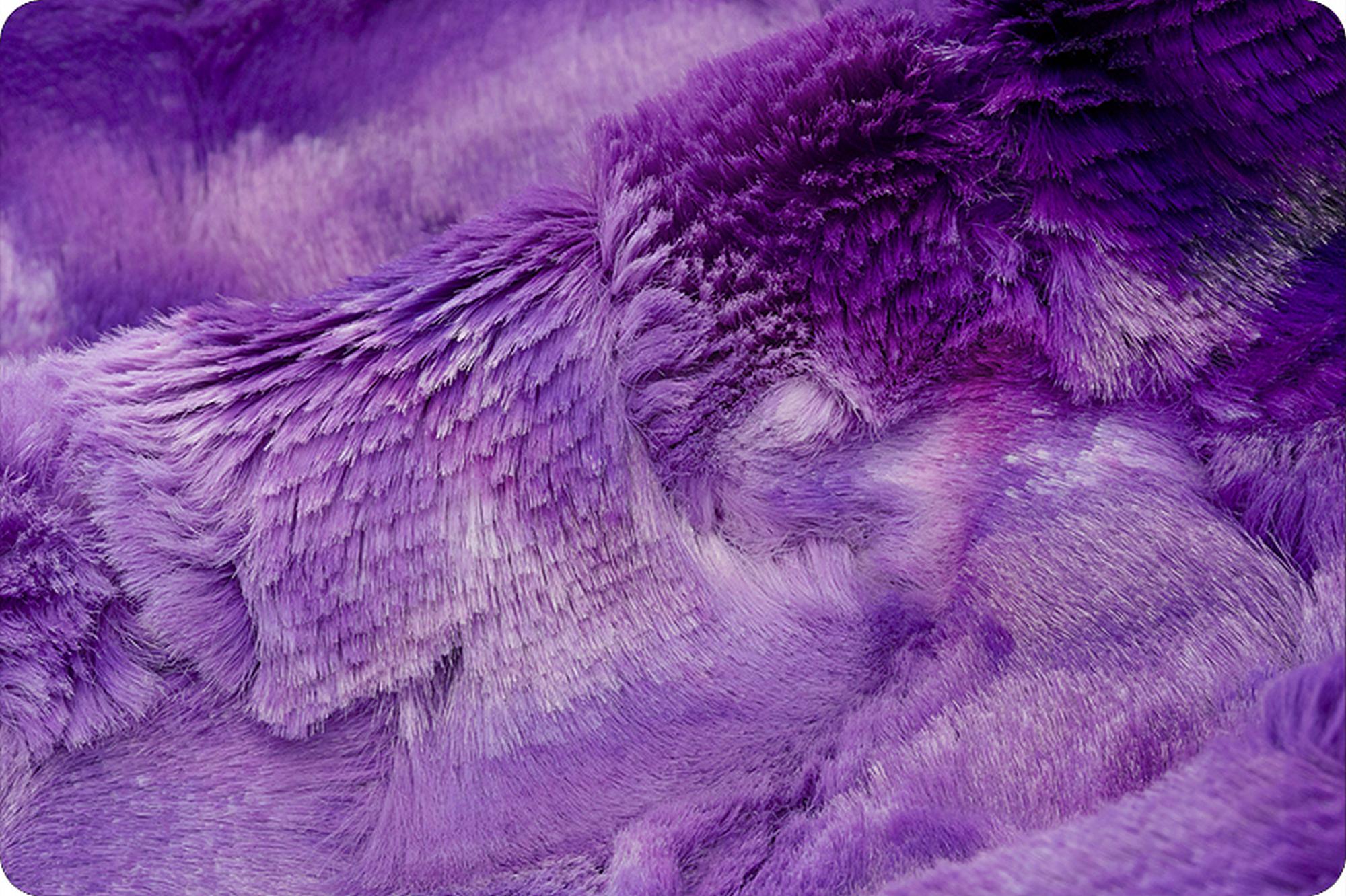 Shannon Fabrics Luxe Cuddle Galaxy Grape Jam Minky Fabric - On Pins & Needles Quilting Co.