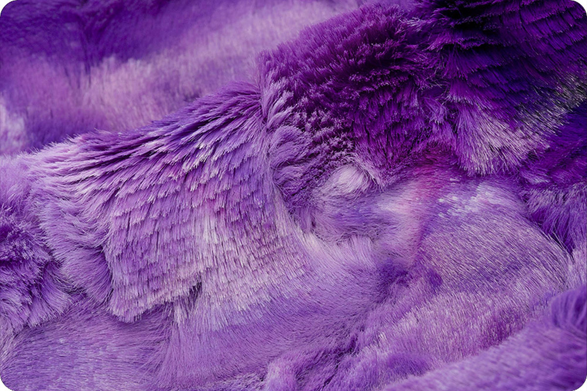 Shannon Fabrics Luxe Cuddle Galaxy Grape Jam Minky Fabric - On Pins & Needles Quilting Co.