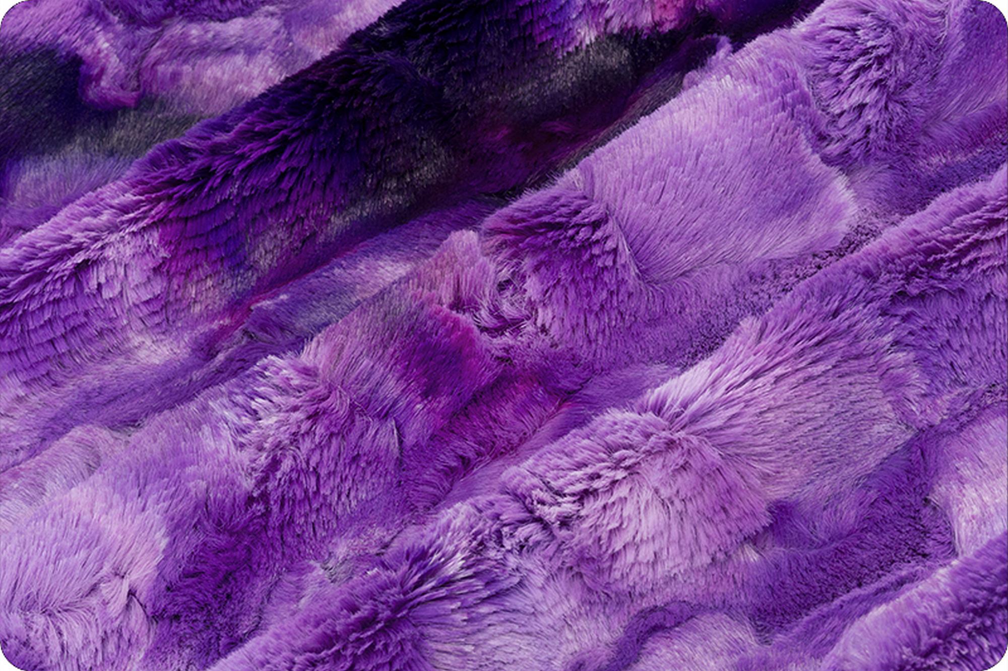 Shannon Fabrics Luxe Cuddle Galaxy Grape Jam Minky Fabric - On Pins & Needles Quilting Co.