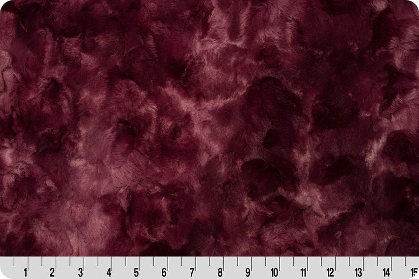 Shannon Fabrics Luxe Cuddle Galaxy Merlot Minky Fabric - On Pins & Needles Quilting Co.