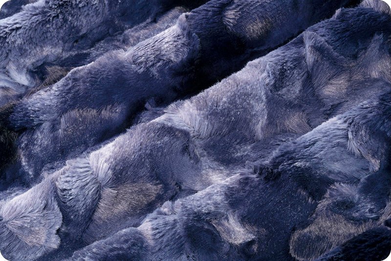 Shannon Fabrics Luxe Cuddle Galaxy Navy Minky Fabric - On Pins & Needles Quilting Co.