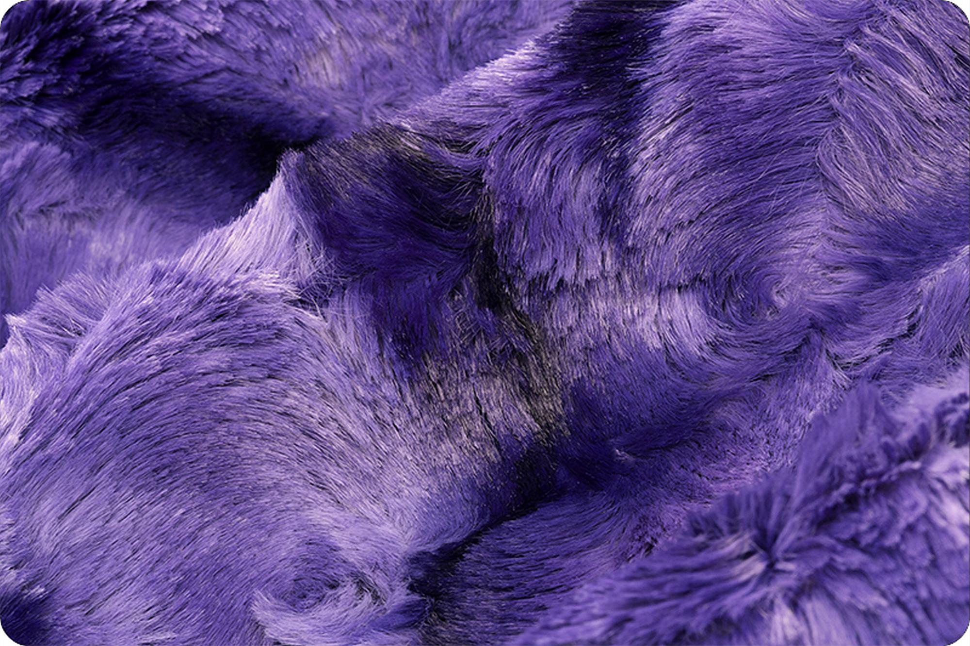 Shannon Fabrics Luxe Cuddle Galaxy Viola Minky Fabric - On Pins & Needles Quilting Co.