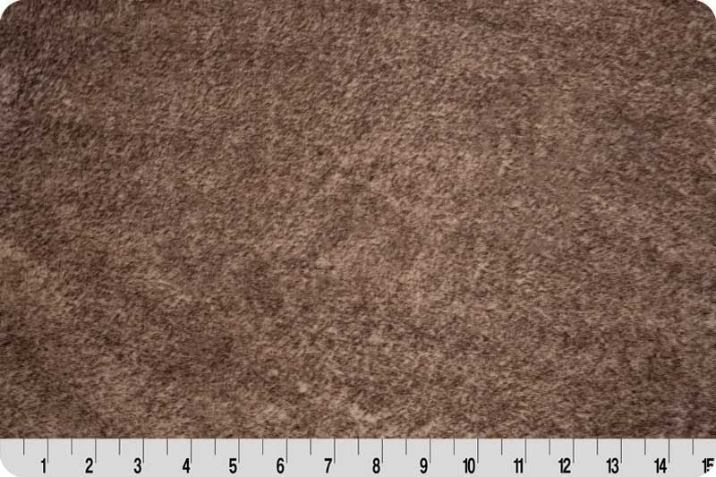Shannon Fabrics Luxe Cuddle Glazed Encore Coffee Cake Minky Fabric