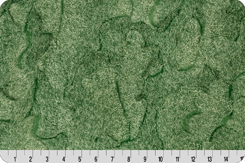 Shannon Fabrics Luxe Cuddle Heather Ivy Minky Fabric - On Pins & Needles Quilting Co.