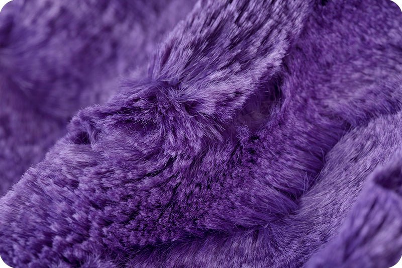 Shannon Fabrics Luxe Cuddle Heather Loganberry Minky Fabric - On Pins & Needles Quilting Co.