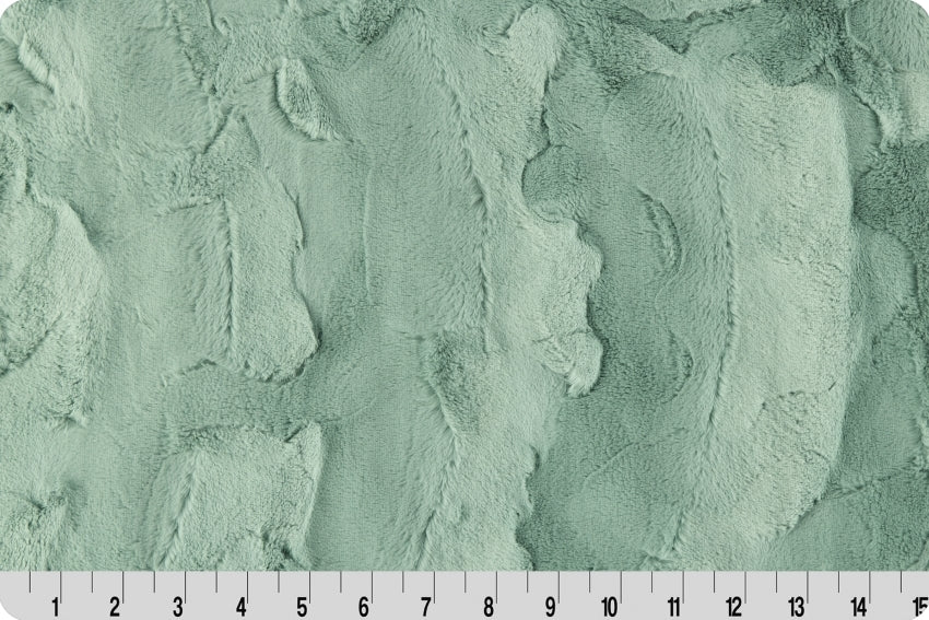 Shannon Fabrics Luxe Cuddle Hide Juniper Minky Fabric - On Pins & Needles Quilting Co.