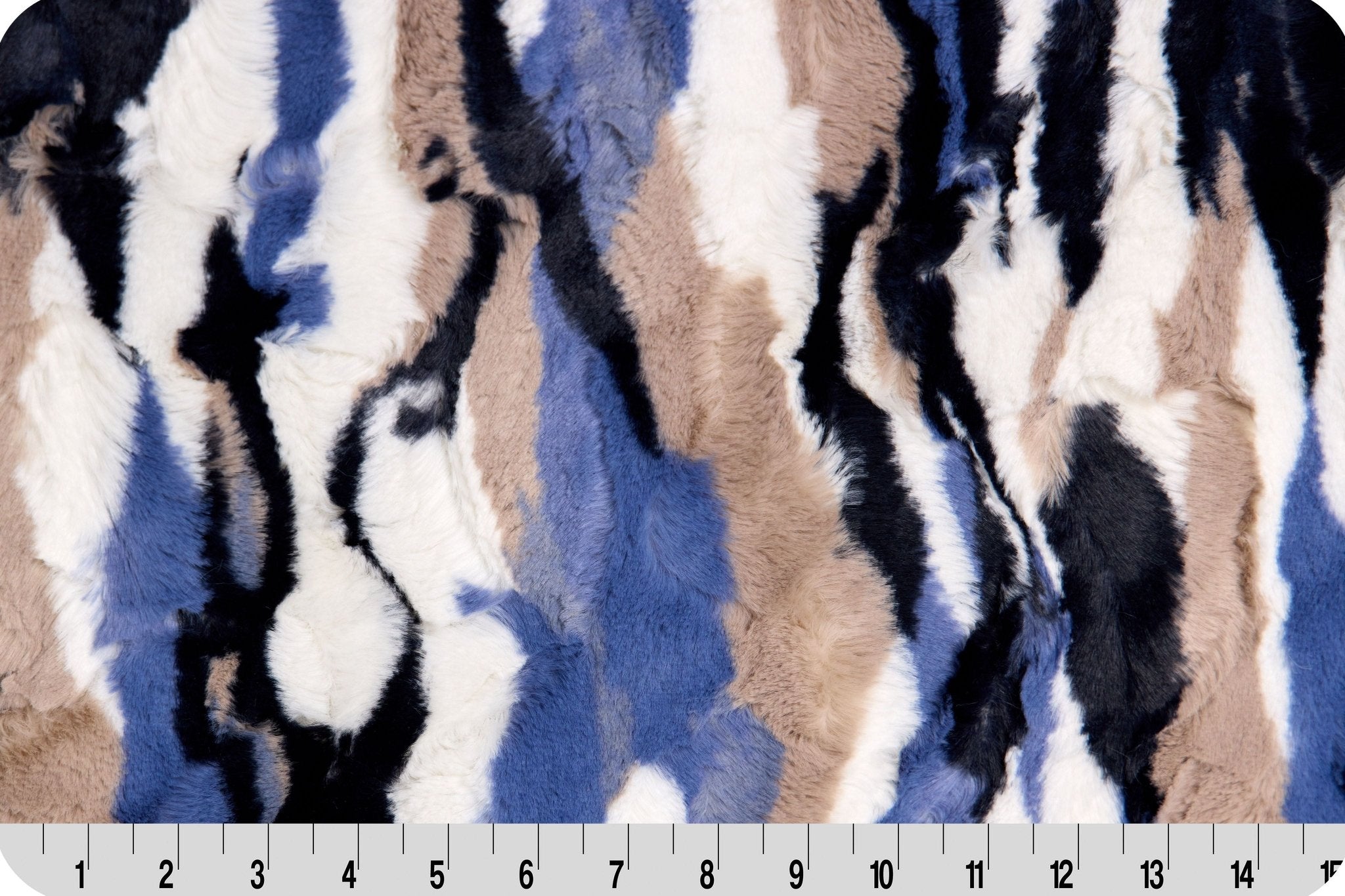 Shannon Fabrics Luxe Cuddle Himalayan Jeans Minky Fabric - On Pins & Needles Quilting Co.