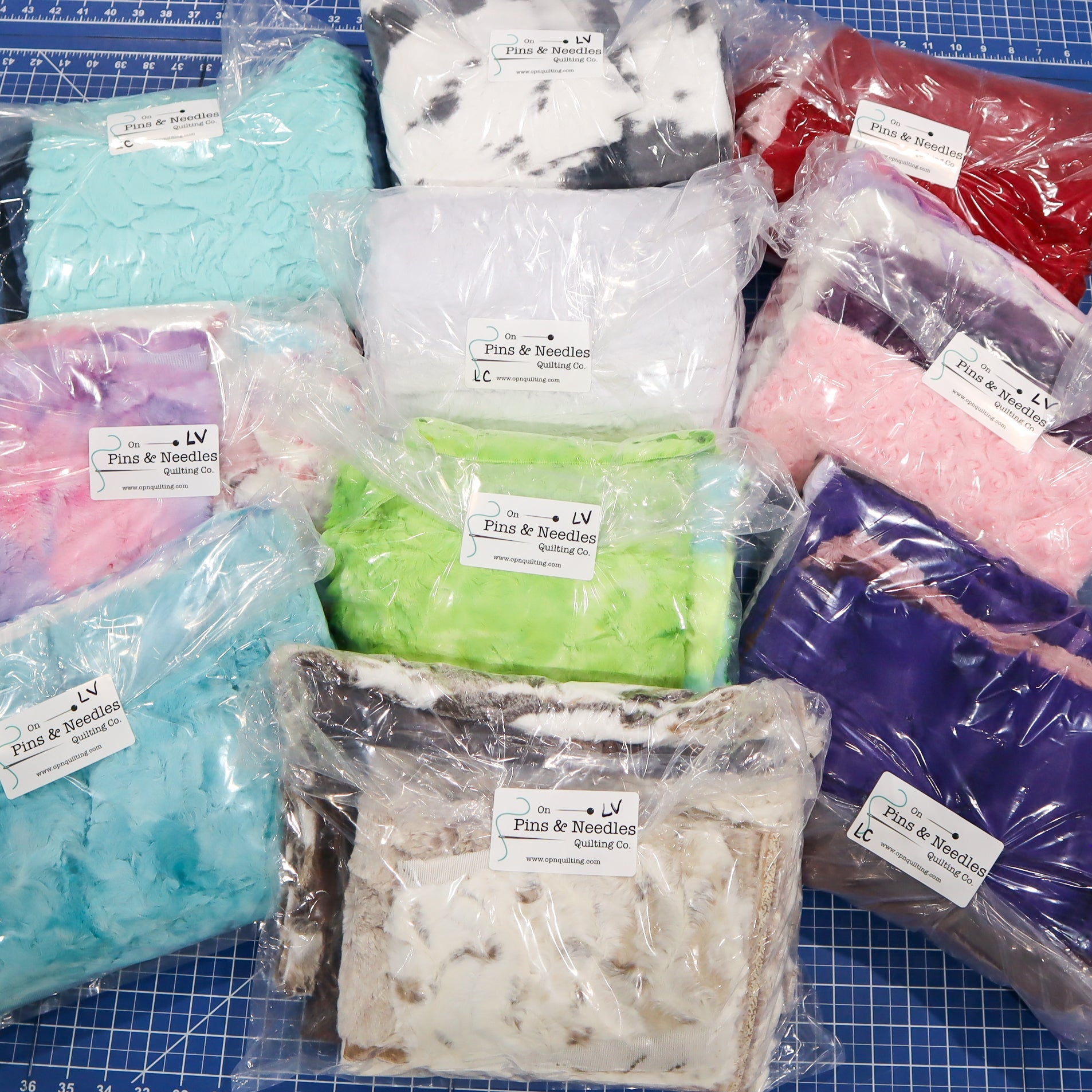 Shannon Fabrics Luxe Cuddle Minky Fabric 2 Pound Scrap Bag - On Pins & Needles Quilting Co.