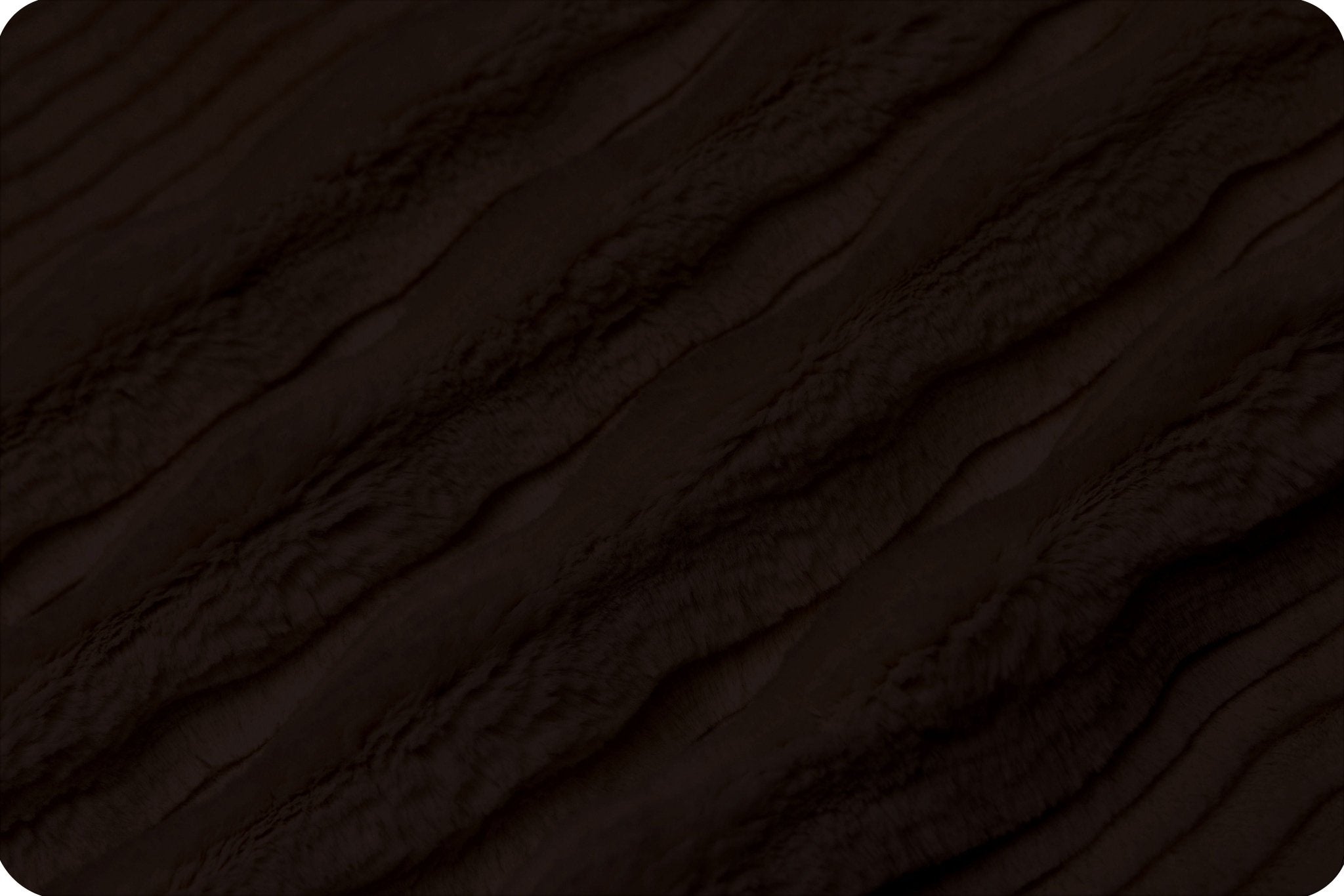 Shannon Fabrics Luxe Cuddle Oceana Chocolate Minky Fabric - On Pins & Needles Quilting Co.