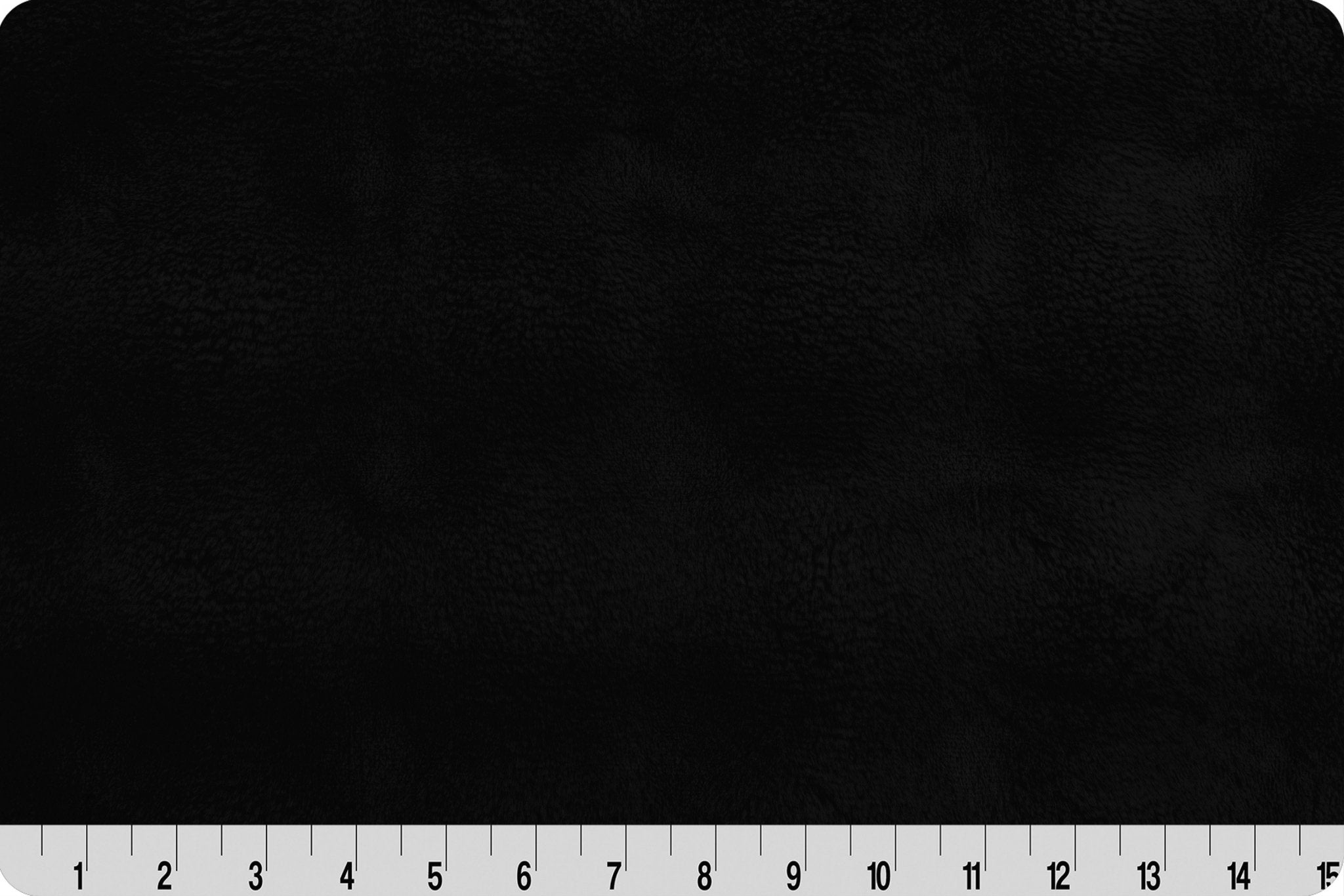 Shannon Fabrics Luxe Cuddle Powderpuff Black Minky Fabric - On Pins & Needles Quilting Co.