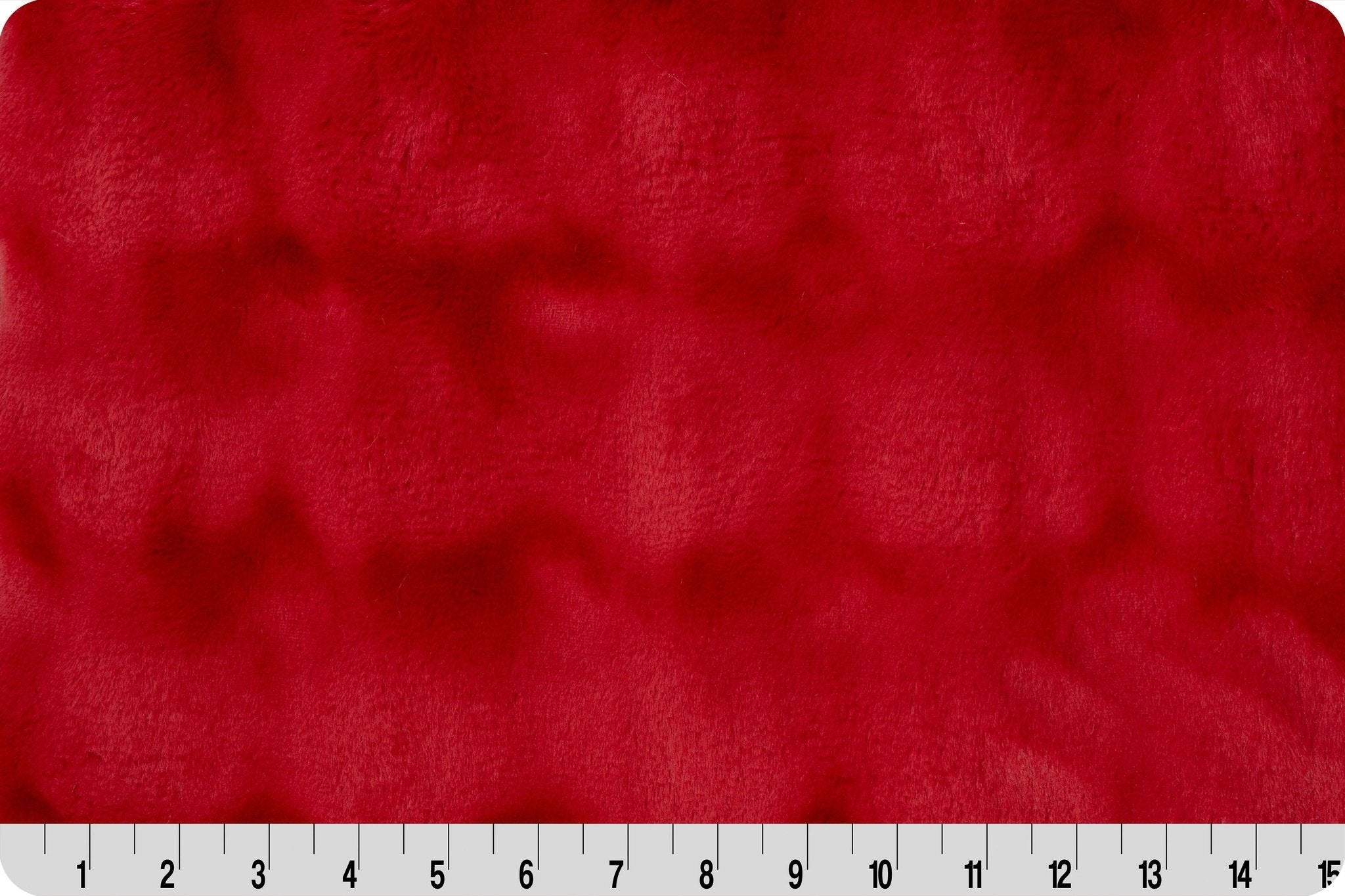 Shannon Fabrics Luxe Cuddle Powderpuff Crimson Minky Fabric - On Pins & Needles Quilting Co.