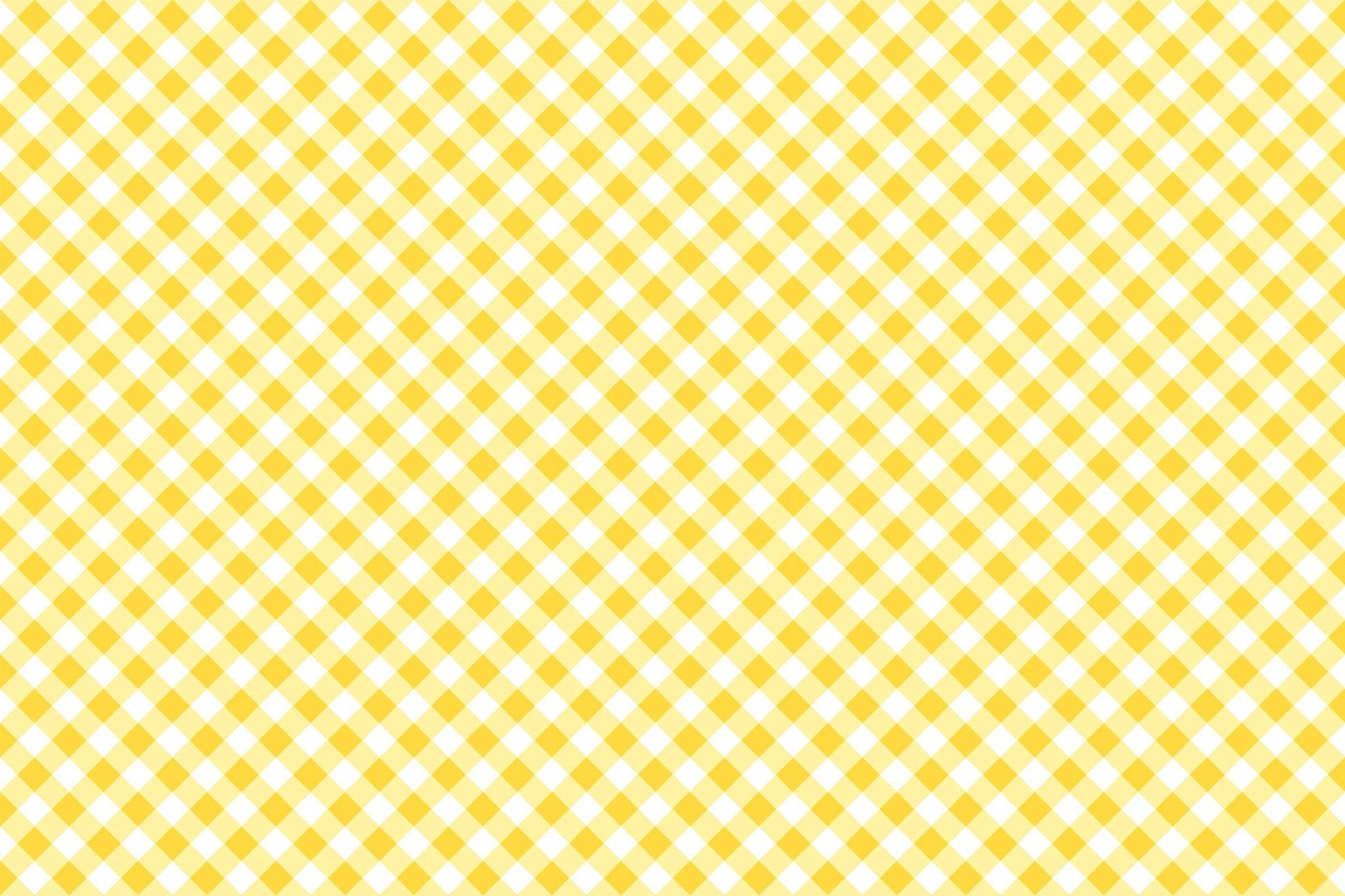 Shannon Fabrics Quilting Cuddle Barely Basics Gingham Sunshine 1.5mm 44" Wide Minky Fabric - On Pins & Needles Quilting Co.