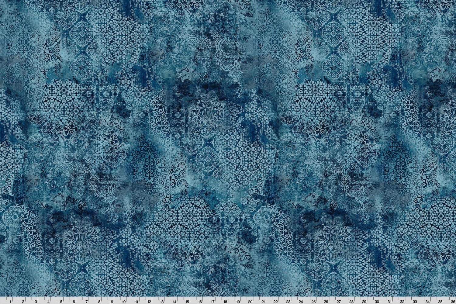 Shannon Fabrics Quilting Cuddle Barely Basics Stone Wash Dark Sea 1.5mm 44" Wide Minky Fabric