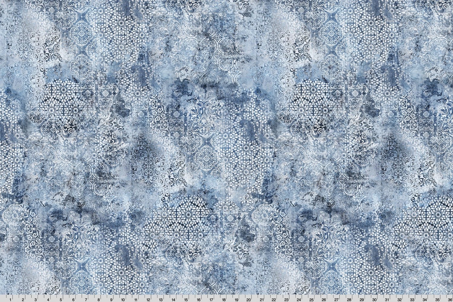 Shannon Fabrics Quilting Cuddle Barely Basics Stone Wash Denim 1.5mm 44" Wide Minky Fabric