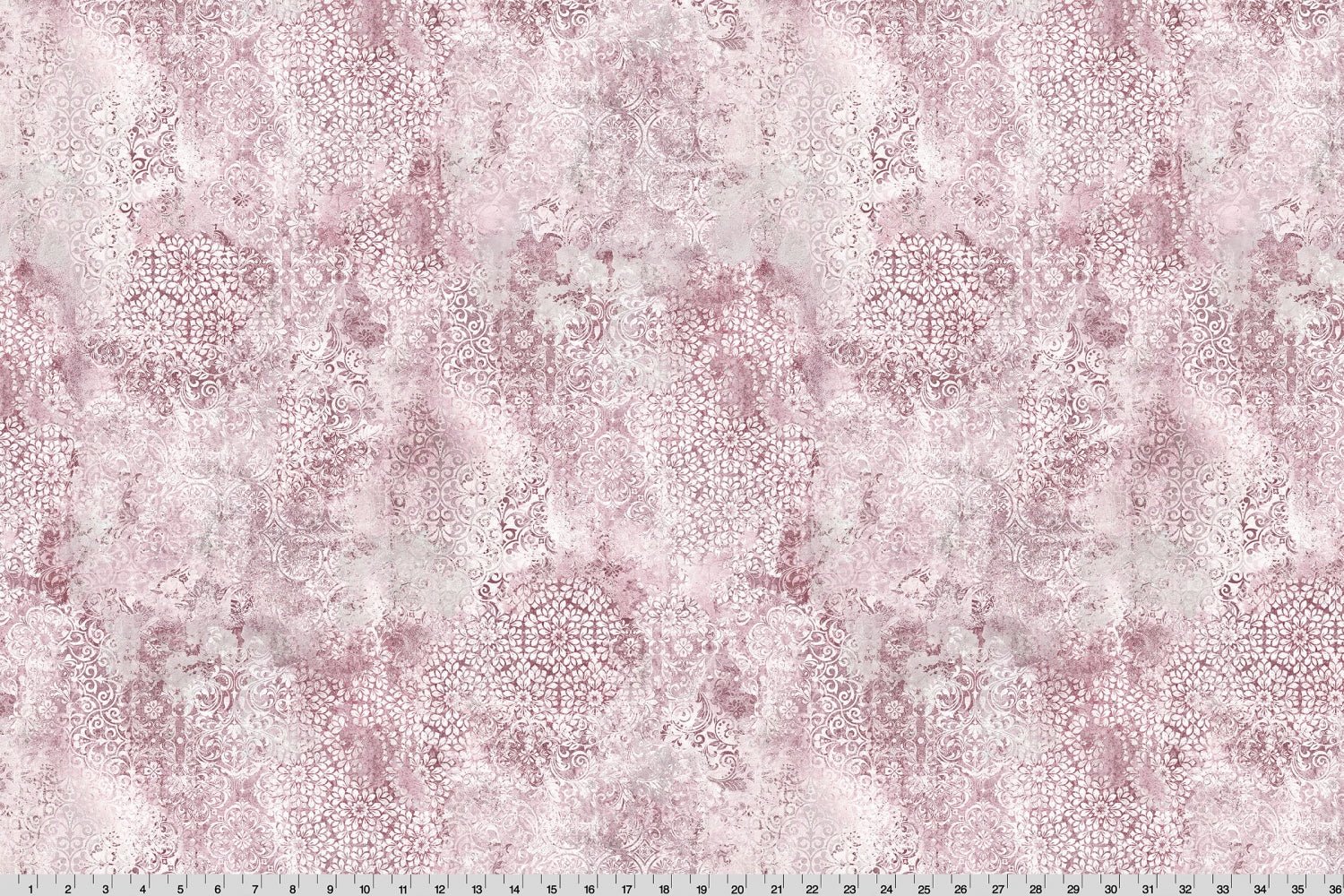 Shannon Fabrics Quilting Cuddle Barely Basics Stone Wash Rose 1.5mm 44" Wide Minky Fabric