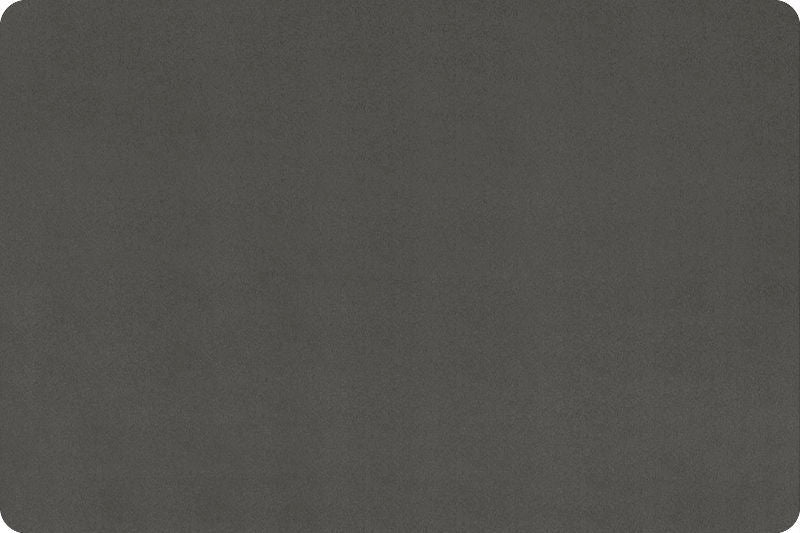 Shannon Fabrics Quilting Cuddle Solid Ash 1.5mm 45" Wide Minky Fabric - On Pins & Needles Quilting Co.