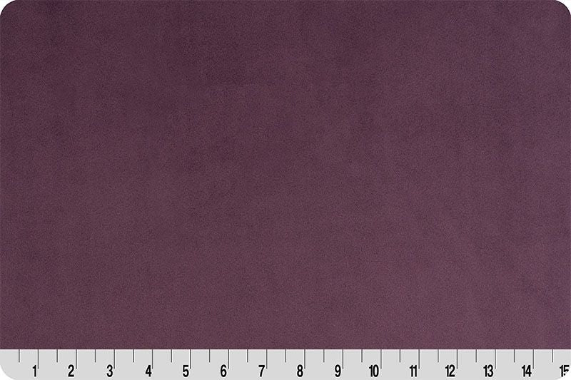 Shannon Fabrics Quilting Cuddle Solid Berry 1.5mm 45" Wide Minky Fabric - On Pins & Needles Quilting Co.