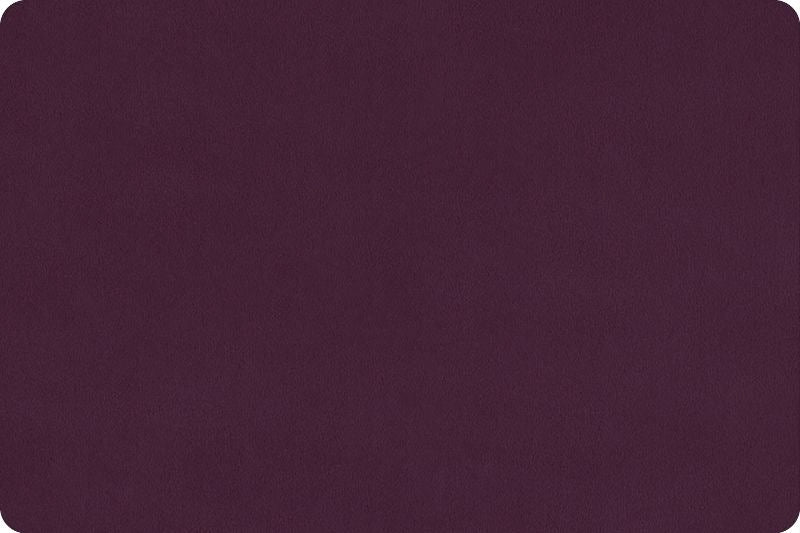 Shannon Fabrics Quilting Cuddle Solid Berry 1.5mm 45" Wide Minky Fabric - On Pins & Needles Quilting Co.