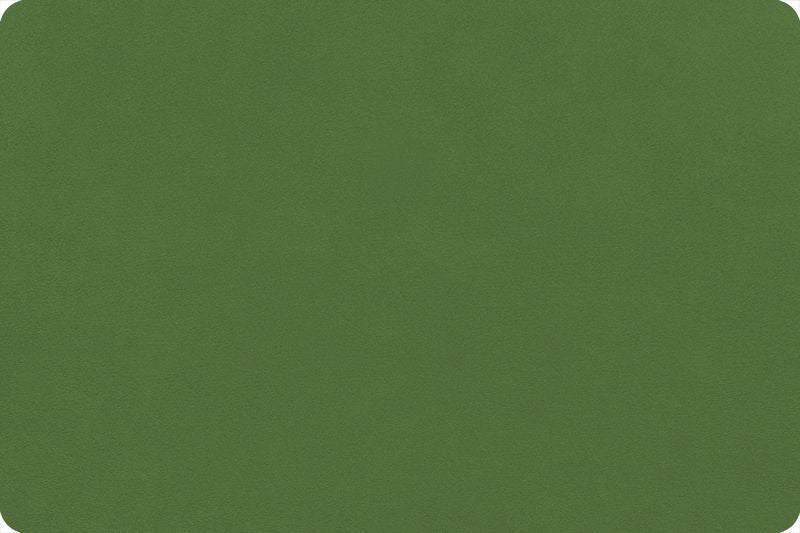 Shannon Fabrics Quilting Cuddle Solid Leaf 1.5mm 45" Wide Minky Fabric - On Pins & Needles Quilting Co.