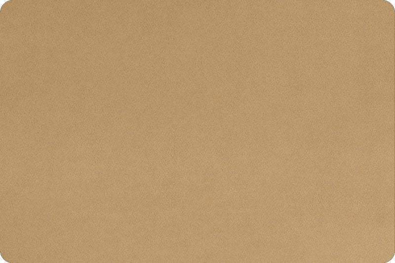 Shannon Fabrics Quilting Cuddle Solid Sand 1.5mm 45" Wide Minky Fabric - On Pins & Needles Quilting Co.