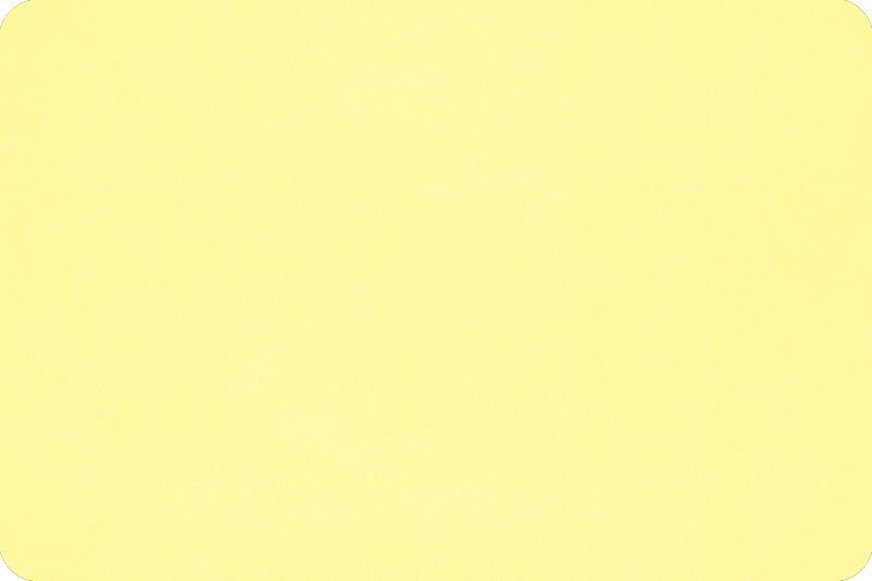 Shannon Fabrics Quilting Cuddle Solid Yellow 1.5mm 45" Wide Minky Fabric - On Pins & Needles Quilting Co.