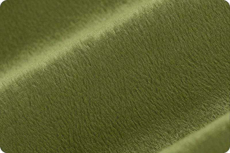 Shannon Fabrics Solid Cuddle 3 Cactus Minky Fabric - On Pins & Needles Quilting Co.