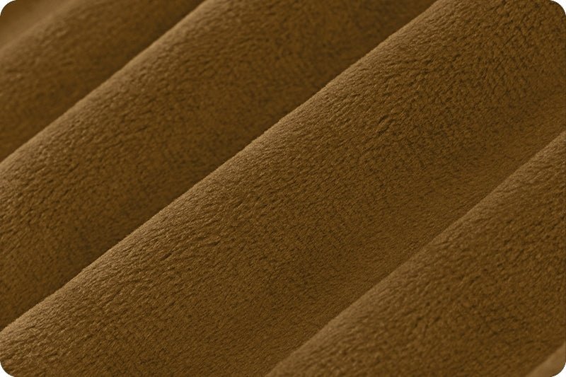 Shannon Fabrics Solid Cuddle 3 Caramel Minky Fabric - On Pins & Needles Quilting Co.