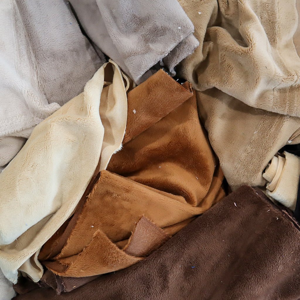 Shannon Fabrics Solid Cuddle 3 Minky Fabric 1 Pound Scrap Bag - On Pins & Needles Quilting Co.