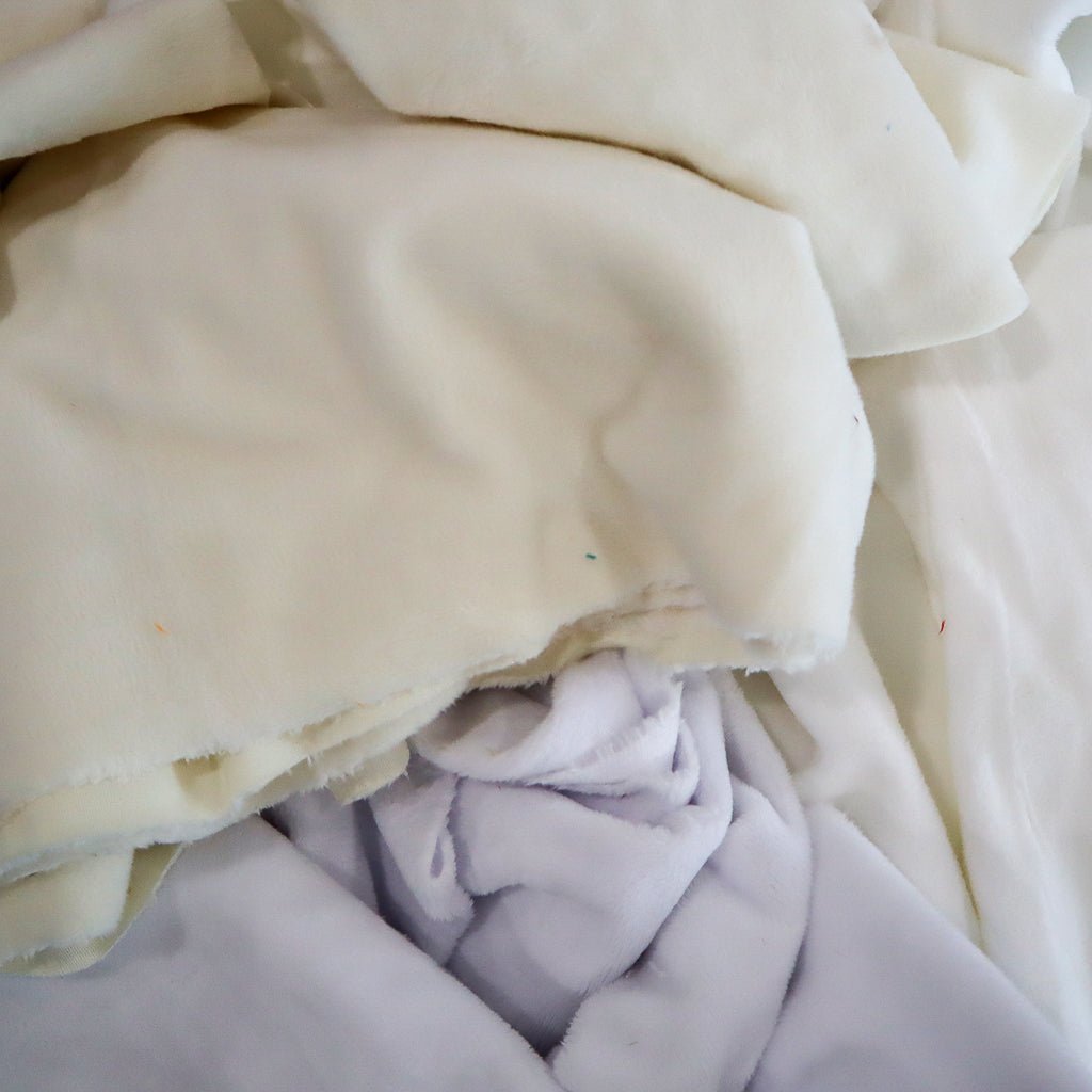 Shannon Fabrics Solid Cuddle 3 Minky Fabric 1 Pound Scrap Bag - On Pins & Needles Quilting Co.