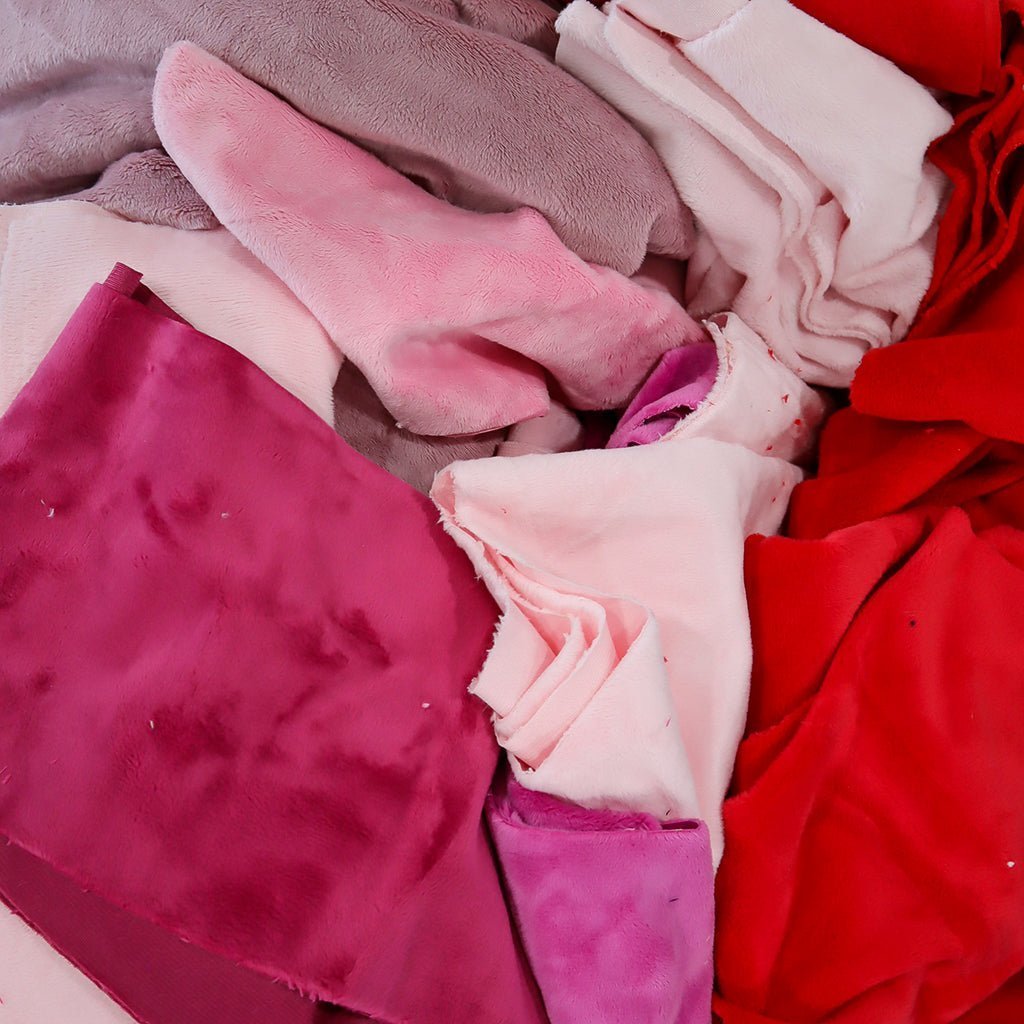 Shannon Fabrics Solid Cuddle 3 Minky Fabric 1 Pound Scrap Bag - On Pins & Needles Quilting Co.