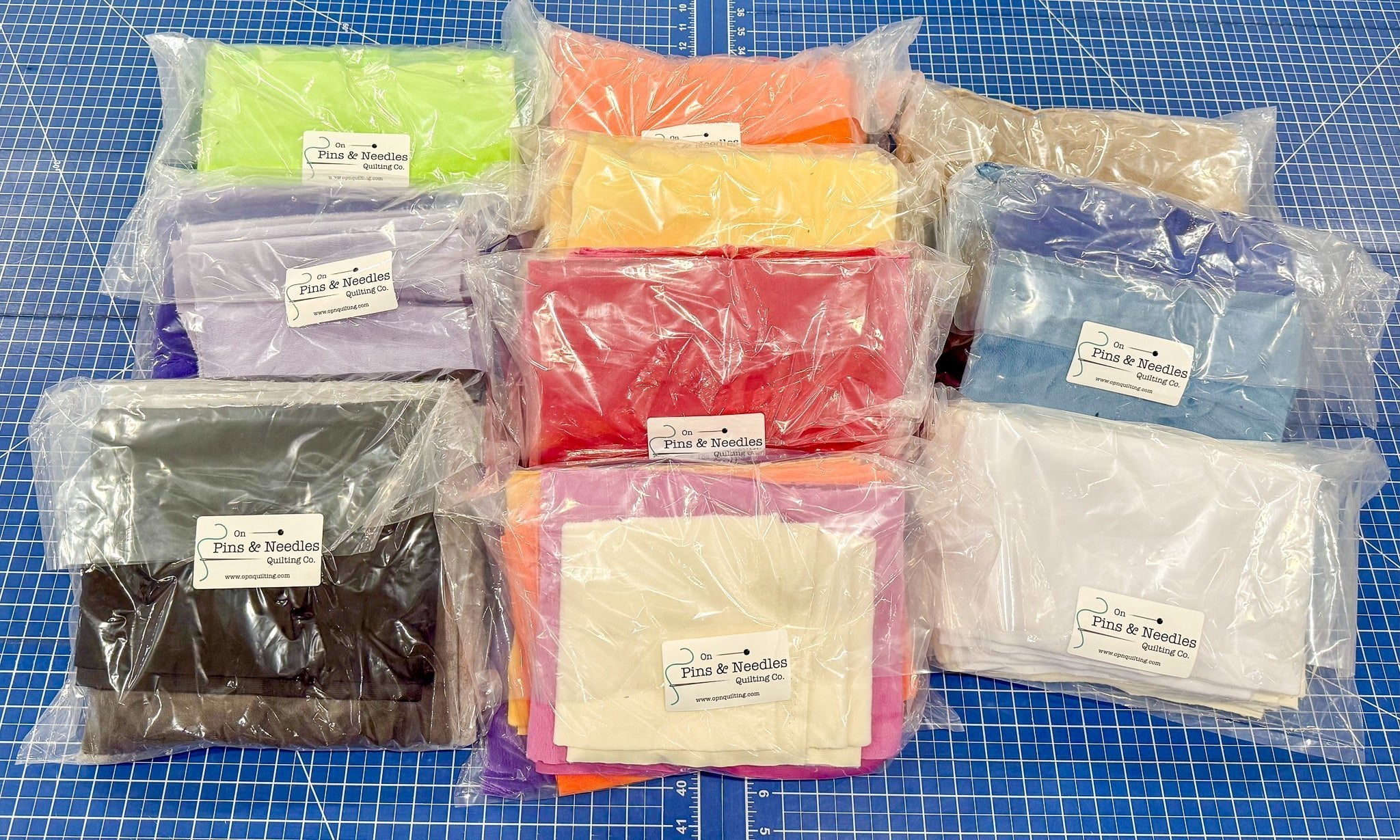 Shannon Fabrics Solid Cuddle 3 Minky Fabric 1 Pound Scrap Bag - On Pins & Needles Quilting Co.