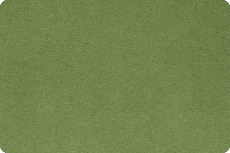 Shannon Fabrics Solid Cuddle 3 Olive Minky Fabric - On Pins & Needles Quilting Co.