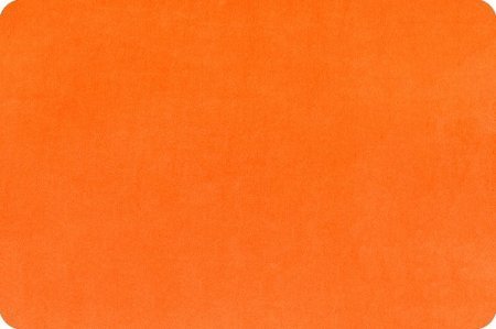 Shannon Fabrics Solid Cuddle 3 Orange Minky Fabric - On Pins & Needles Quilting Co.