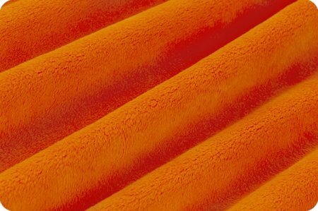 Shannon Fabrics Solid Cuddle 3 Orange Minky Fabric - On Pins & Needles Quilting Co.