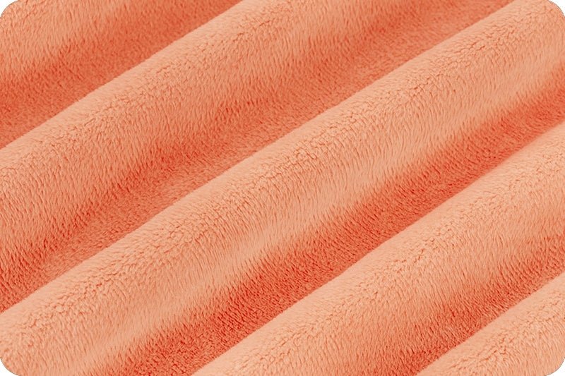 Shannon Fabrics Solid Cuddle 3 Papaya Minky Fabric - On Pins & Needles Quilting Co.