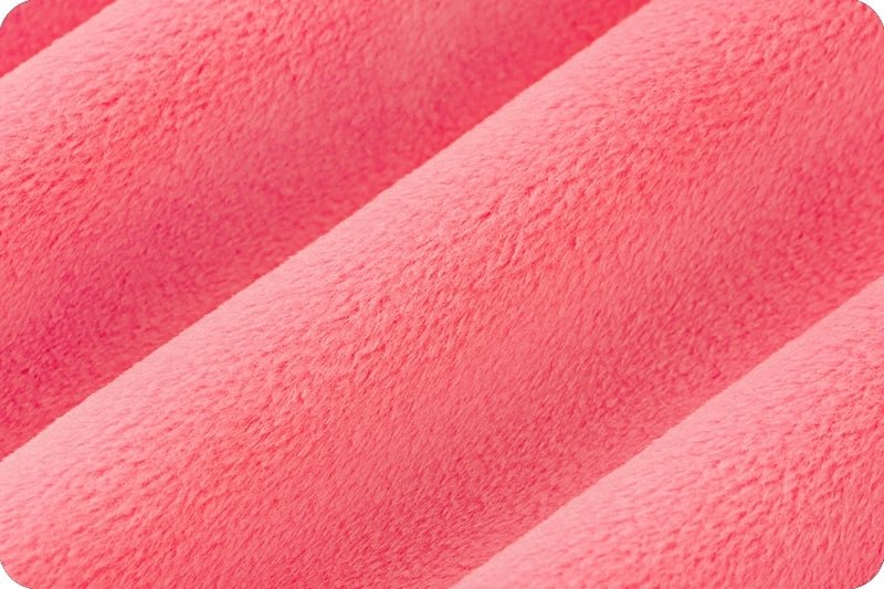 Shannon Fabrics Solid Cuddle 3 Paris Pink Minky Fabric - On Pins & Needles Quilting Co.