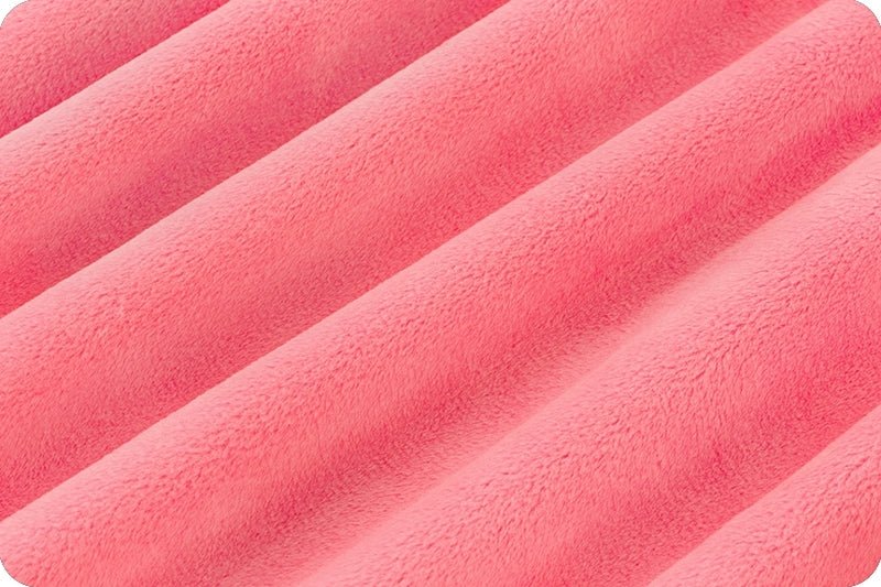 Shannon Fabrics Solid Cuddle 3 Paris Pink Minky Fabric - On Pins & Needles Quilting Co.