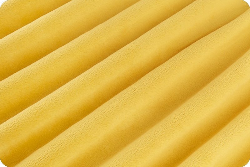 Shannon Fabrics Solid Cuddle 3 Sunshine Minky Fabric - On Pins & Needles Quilting Co.