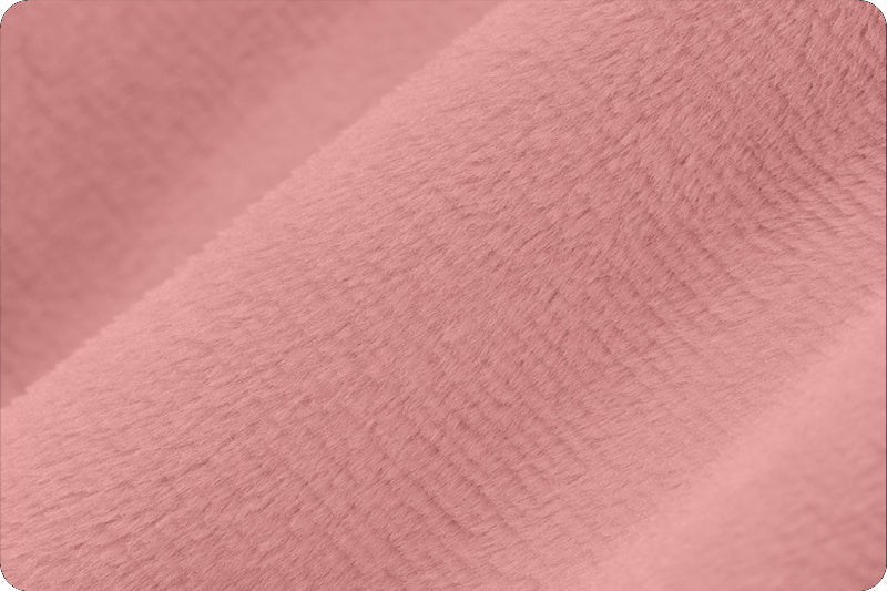 Shannon Fabrics Solid Cuddle 3 Woodrose Minky Fabric
