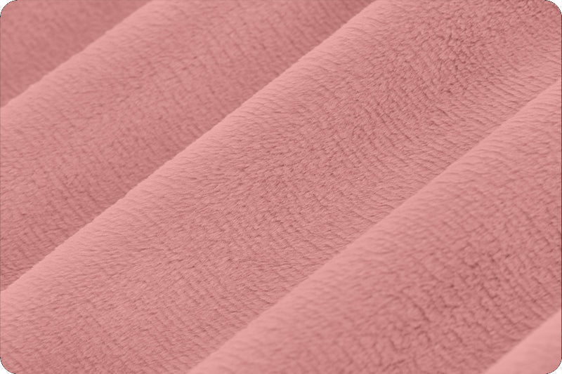 Shannon Fabrics Solid Cuddle 3 Woodrose Minky Fabric