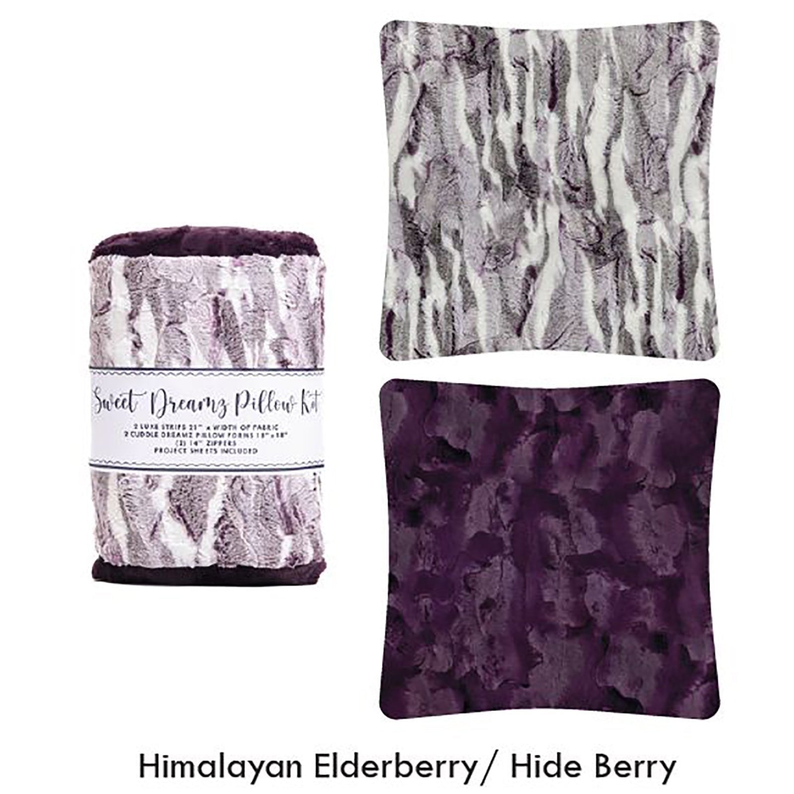 Shannon Fabrics Sweet Dreamz Pillow Kit Frosted Himalayan Elderberry - On Pins & Needles Quilting Co.