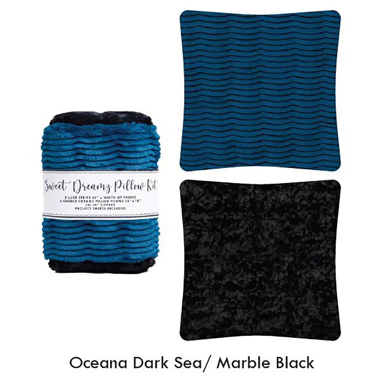 Shannon Fabrics Sweet Dreamz Pillow Kit Oceana Dark Sea - On Pins & Needles Quilting Co.