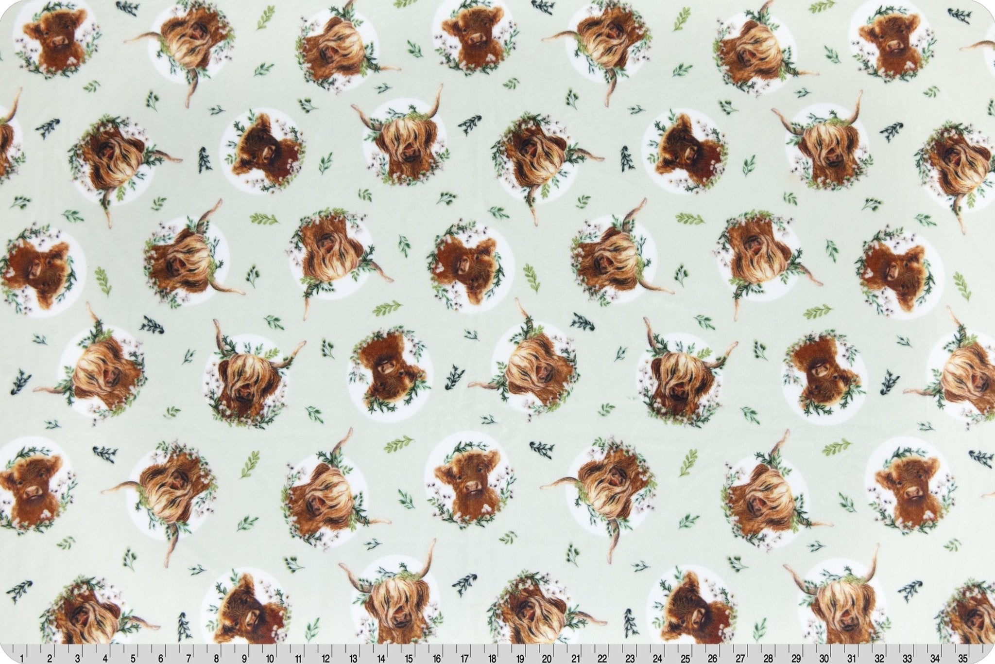 Shannon Fabrics Wild Highlands Digital Cuddle Penny Minky Fabric - On Pins & Needles Quilting Co.