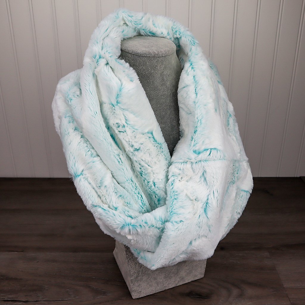 Frosted Hide Saltwater Luxe Minky Infinity Scarf - On Pins & Needles Quilting Co.